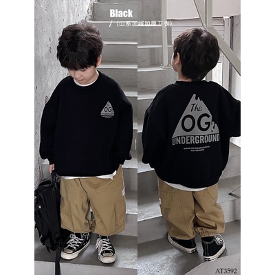 AT3592 ÁO NỈ BÉ TRAI HÃNG AOAOKIDS