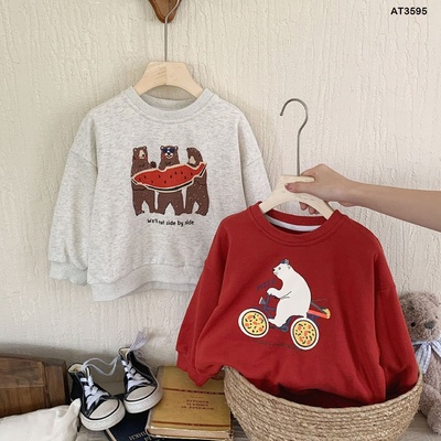 AT3595 Áo sweater gấu cho bé