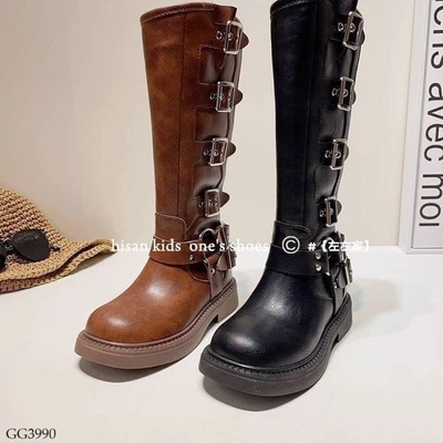 GG3990  BOOT ĐÙI KHÓA KÉO HÔNG CHO BÉ GÁI