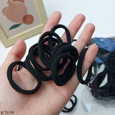 KT639 SET 2OO DÂY BUỘC TÓC ĐEN