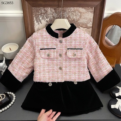 SG3853 SET DẠ CHO BÉ GÁI