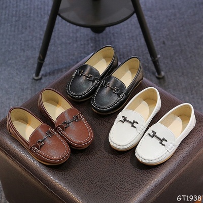 GT1938-GIÀY LƯỜI DA CHO BÉ
