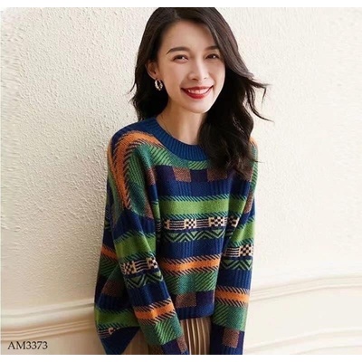 AM3373 ÁO LEN HỌA TIẾT HÃNG CACHE