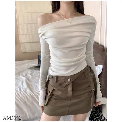 AM3392  ÁO DÀI TAY HỞ VAI NHÚN NGỰC NỮ