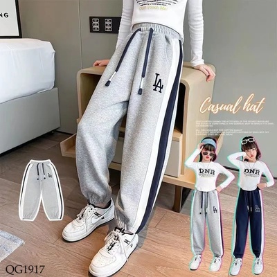 QG1917 QUẦN THỂ THAO L.A CHO BÉ GÁI