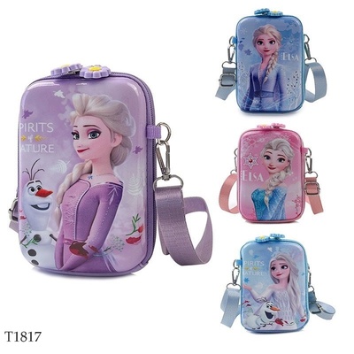 T1817 TÚI ĐEO CHÉO HỌA TIẾT CUTE CHO BÉ