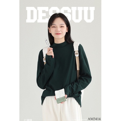 AM3414 ÁO DÀI TAY TRƠN MÀU DESSUU