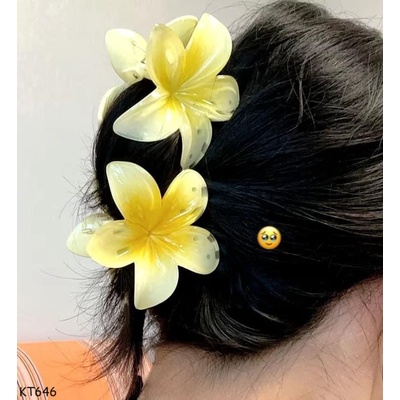 KT646-SET 3C KẸP TÓC HOA
