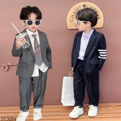 ST3084  SET VEST PHỐI KẺ CHO BÉ