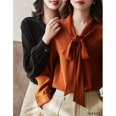 AM3452 Áo sơ mi nơ siêu đẹp