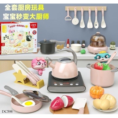 DC598 BỘ ĐỒ CHƠI NẤU ĂN 32 CHI TIẾT CHO BÉ