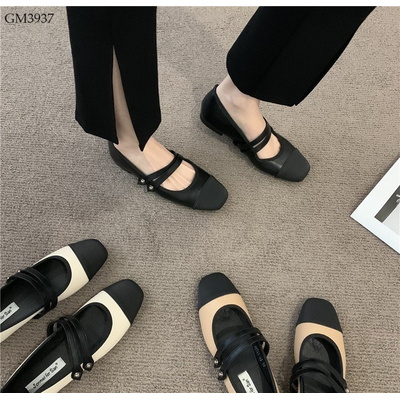 GM3937 GIÀY BÚP BÊ PHỐI MŨI CHO NỮ