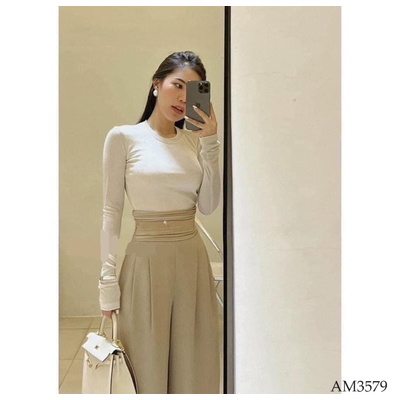 AM3579  ÁO DÀI TAY TRƠN MÀU NỮ