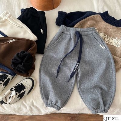 QT1824 QUẦN JOGGER LÓT LÔNG CHO BÉ NHÀ MMBABY