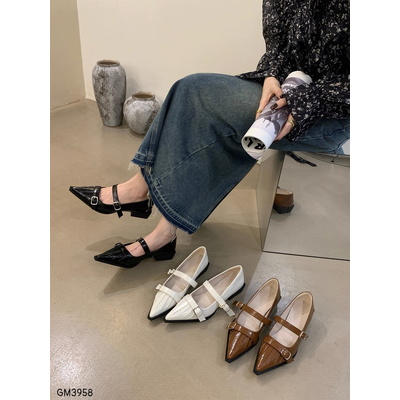 GM3958 GIÀY BÚP BÊ MŨI NHỌN