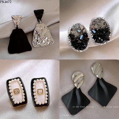 PK4672 SET 4 ĐÔI BÔNG TAI SANG CHẢNH