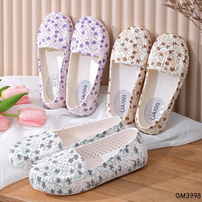 GM3998 GIÀY NHỰA DẺO HOA NHÍ