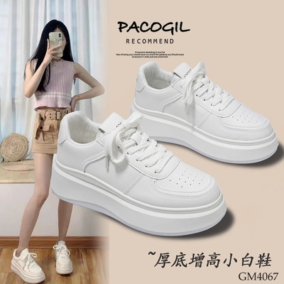 GM4067 GIÀY THỂ THAO ĐẾ CAO NỮ
