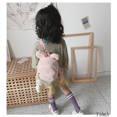 T1863 Balo lông cừu cho bé