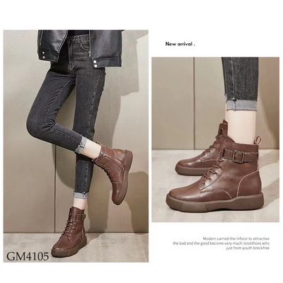 GM4105 BOOT CỔ THẤP PHONG CÁCH ÂU MỸ