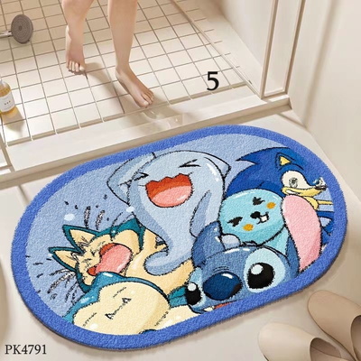 PK4791 THẢM LAU CHÂN HOẠT HÌNH