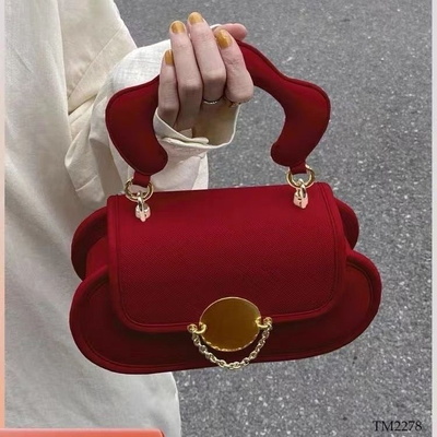 TM2278 TÚI HỘP ĐỎ SANG CHẢNH CHO NỮ