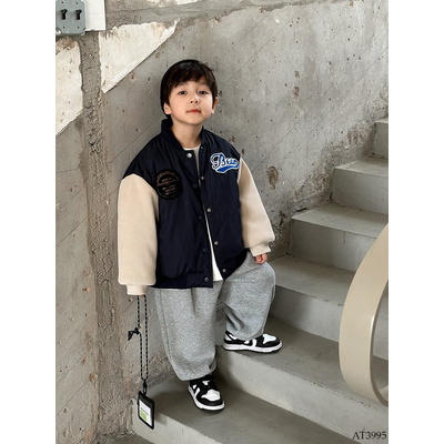 AT3995 ÁO KHOÁC BÓNG CHÀY BÉ TRAI HÃNG AMBBKIDS