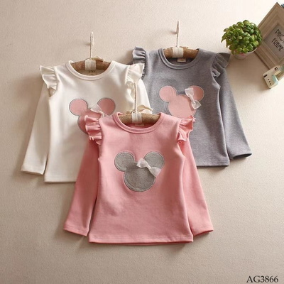 AG3866 ÁO PHỐI BÈO HÌNH MICKEY CHO BÉ GÁI