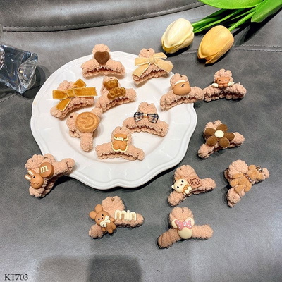 KT703 SET 3 KẸP TÓC DỄ THƯƠNG CHO BÉ GÁI