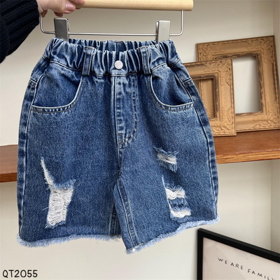 QT2055 QUẦN SHORT JEAN BÉ TRAI