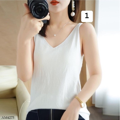 AM4275 ÁO 2 DÂY CỔ TIM CHO NỮ