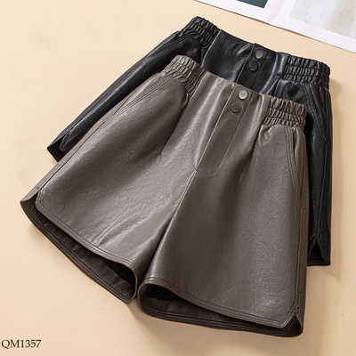 QM1357 QUẦN SHORT DA CHO NỮ