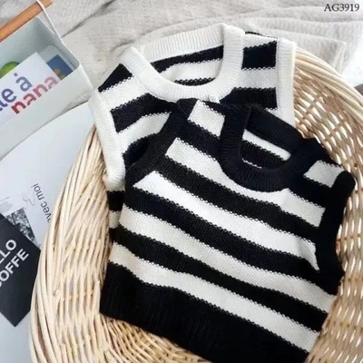 AG3919 ÁO GILE KẺ CHO BÉ
