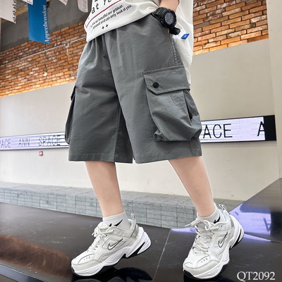 QT2092  QUẦN SHORT TÚI HỘP CHO BÉ TRAI