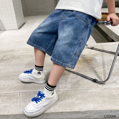 QT2098 QUẦN SHORT JEAN CHO BÉ TRAI