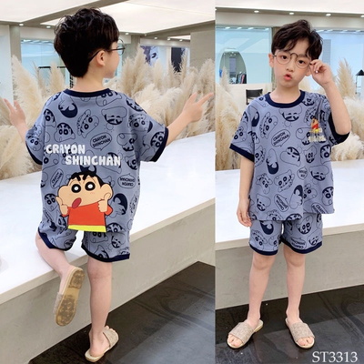 ST3313 BỘ CỘC TAY SHIN-CẬU BÉ BÚT CHÌ CHO BÉ