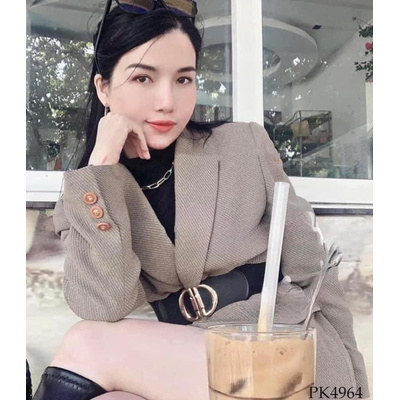 PK4964 THẮT LƯNG CHUN CHỮ D