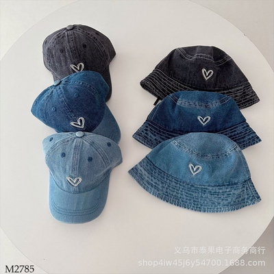 M2785 MŨ LƯỠI TRAI + MŨ BUCKET JEAN CHO BÉ