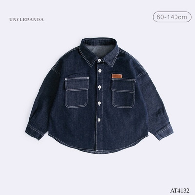 AT4132 ÁO SƠ MI DENIM CHO BÉ TRAI