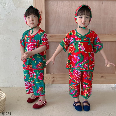 S1274 BỘ CỘC TAY HỌA TIẾT CHO BÉ