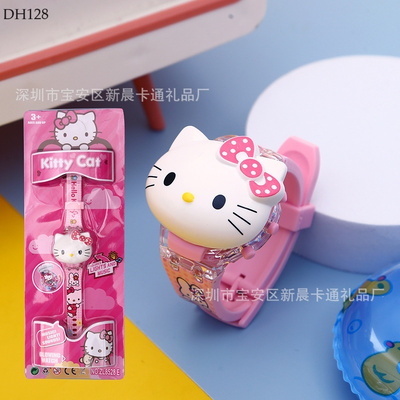 DH128 ĐỒNG HỒ HELLO KITTY CHO BÉ