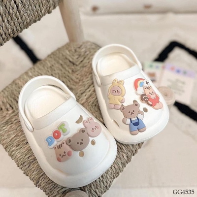 GG4535 DÉP CROCS SỤC GẤU DỄ THƯƠNG CHO BÉ