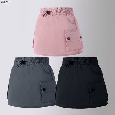 V4240 CHÂN VÁY TÚI HỘP CHO BÉ GÁI