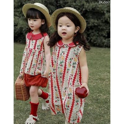 BG560 JUM CỔ BÈO HỌA TIẾT CHO BÉ