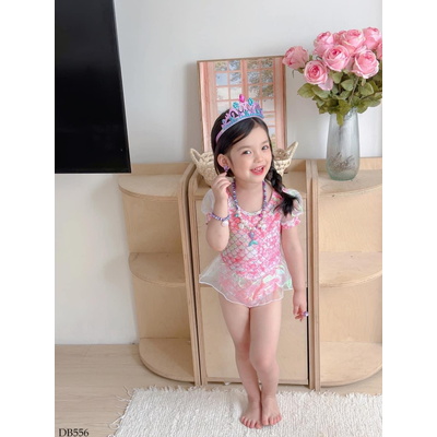 DB556 BỘ BƠI TIÊN CÁ KÈM MŨ CHO BÉ