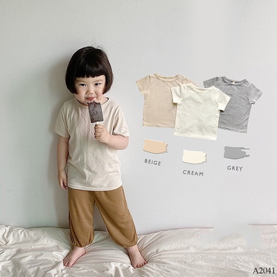 A2041 ÁO THUN BASIC CHO BÉ