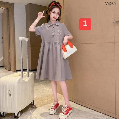 V4280 BST VÁY BÉ GÁI SIZE ĐẠI