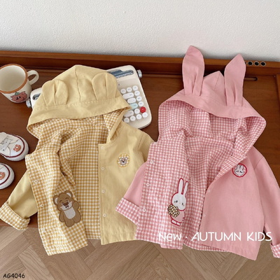 AG4046-ÁO KHOÁC 2 MẶT CHO BÉ NHÀ ZYTKIDS
