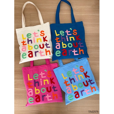 TM2575 TÚI TOTE CHỮ SẮC MÀU CHO NỮ