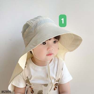 M2891 -MŨ CHỐNG NẮNG VÀNH RỘNG CHO BÉ